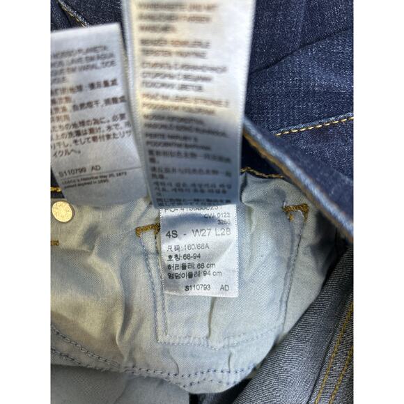 Levi’s women classic straight jeans in Cobalt Haze. Size 4 - Picture 7 of 8